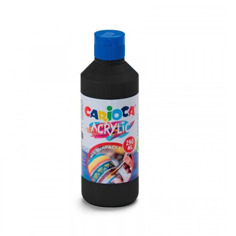 Pintura Acrilica Carioca 250 ml Negro