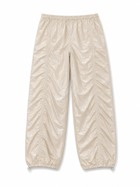 PANTALON DANALI PARACHUTTE CREMA