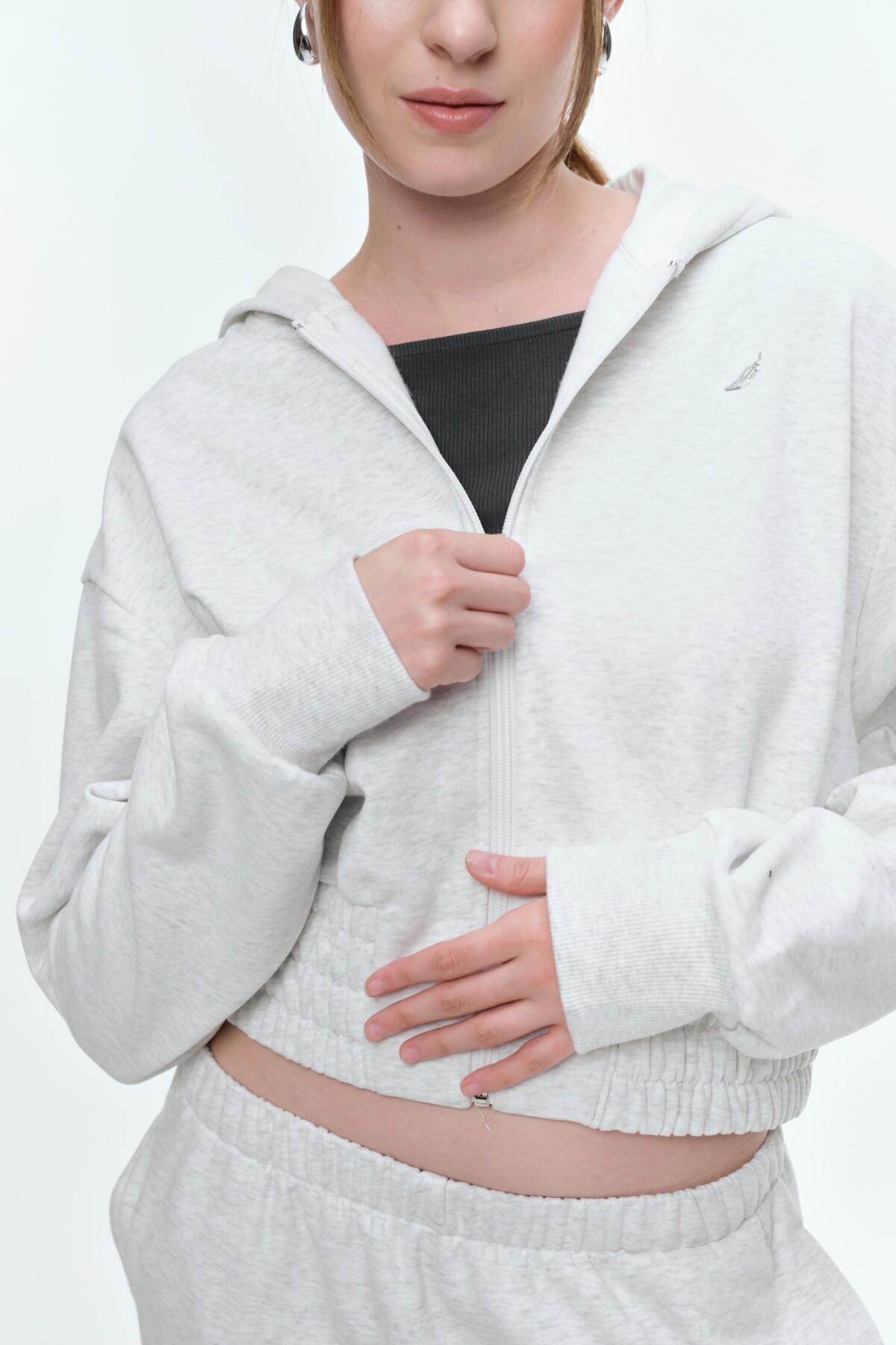 Campera Chelsea Gris Melange