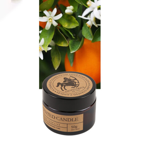 Vela Aromática Del Zodiaco Sagitario - Naranjo Marroquí