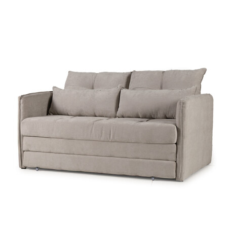 Sofá Cama Maya - Tela Microfibra Berlin 05 (Ceniza)