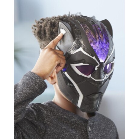 Máscara luminosa de Vibranium Black Panther Marvel Hasbro Máscara luminosa de Vibranium Black Panther Marvel Hasbro