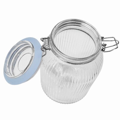 Frasco contenedor hermético de vidrio 1600ml Frasco Contenedor Hermético De Vidrio 1600ml