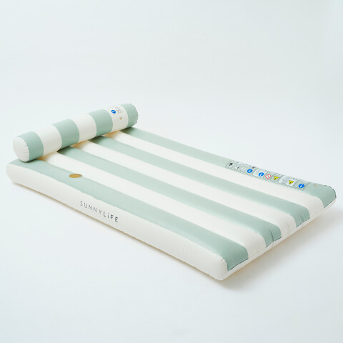 Colchoneta inflable Lilo Green Stripe
