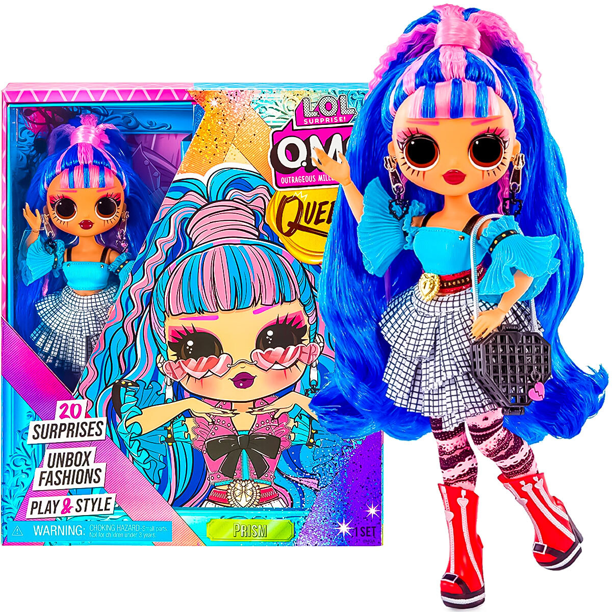 Muñeca Lol Omg Surprise 25cm Queens C/ 20 Sorpresas - Prism 