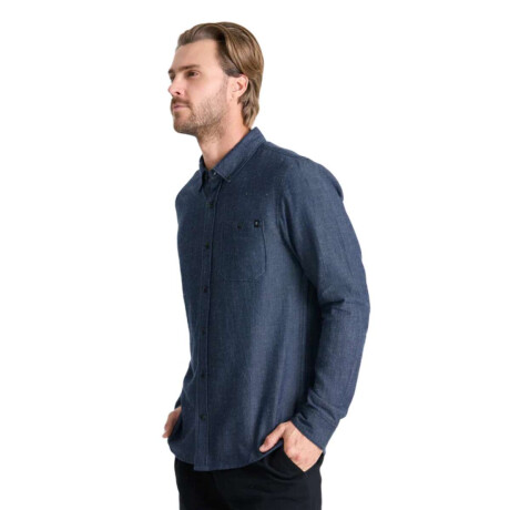 Camisa Roark Scholar Ls Woven Azul