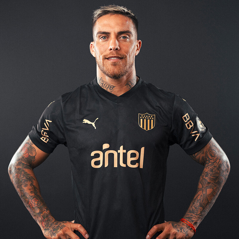 Camiseta Peñarol Away de Hombre Negro