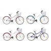 Bicicleta Baccio Mystic rodado 24 Violeta/Verde