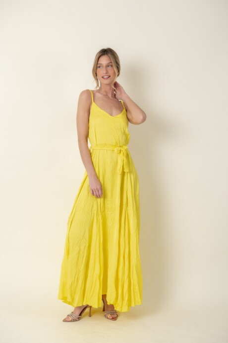 VESTIDO CACTUS Amarillo