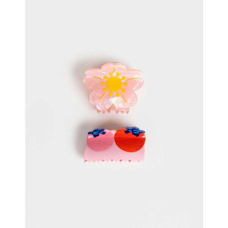 Set De Broches Combinacion Multicolor