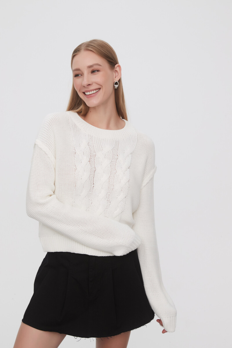 Sweater Vheritas - Marfil / Off White 