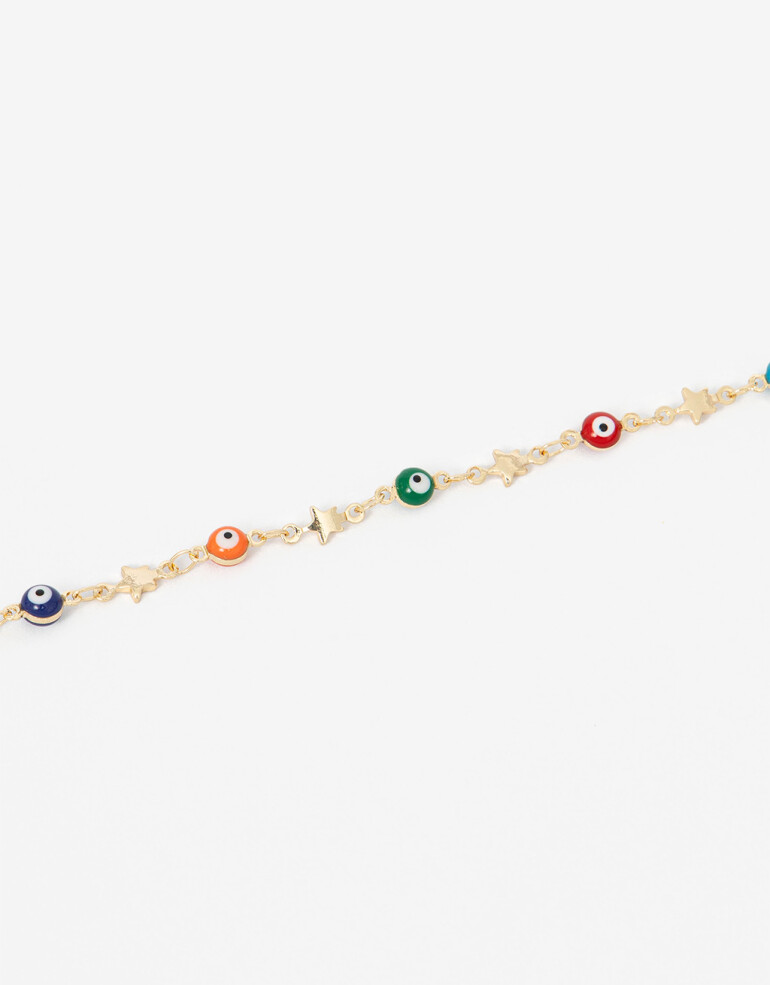 Chokers Color Choker Ojito Turco Multicolor - Combinacion Multicolor