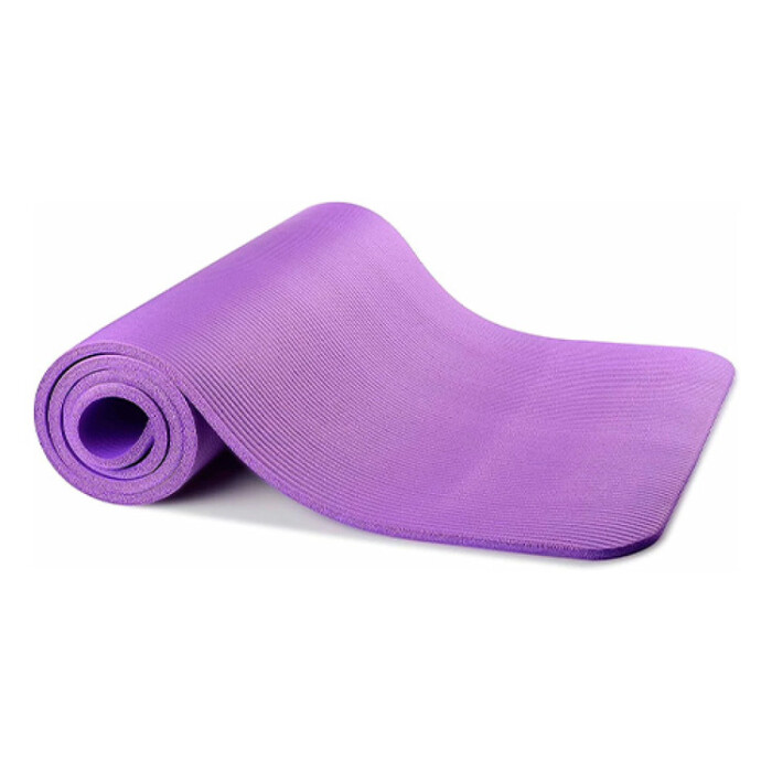 Alfombra de yoga pilates 10mm con funda protectora Randers Violeta