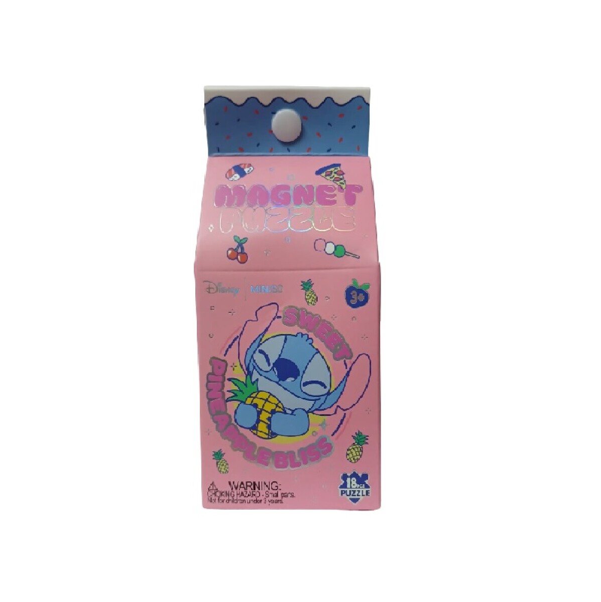 Puzzle magnético Stitch - rosa 