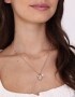 Collares Cortos Con corazón Collar Corto Con Corazón - Dorado