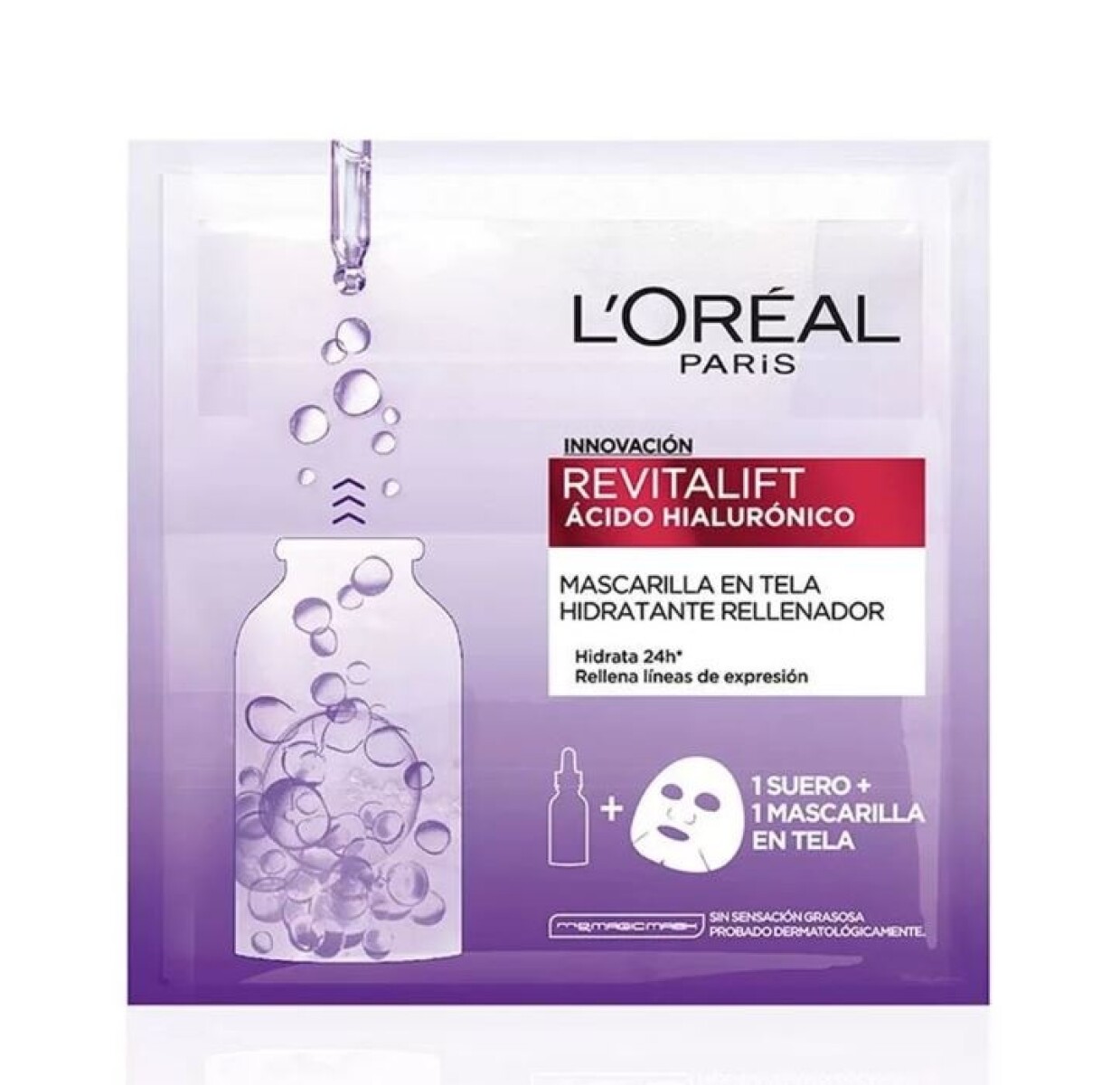 Loreal Revitalift Mascarilla En Tela Hyalur 