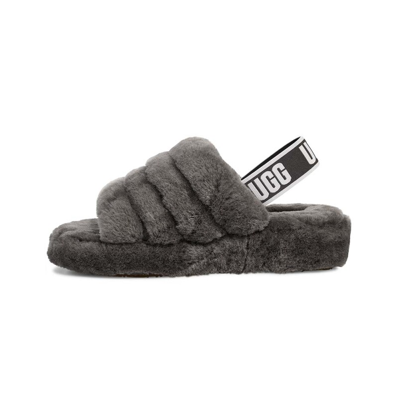 Fluff Yeah Slide - Mujer Charcoal