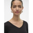 VMBRIANNA 3/4 V-NECK PULLOVER BOO REP BLACK