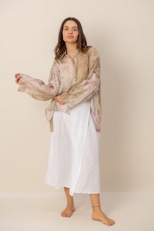 Camisa Aura Beige