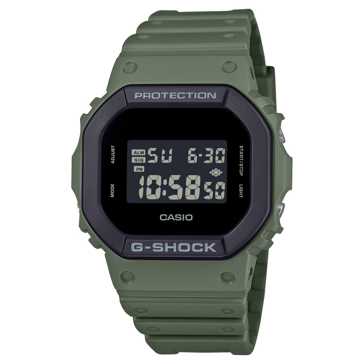 Reloj CASIO G-SHOCK DW5610UU-3DR en Resina Verde Esfera 44mm 