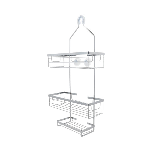 Organizador De Ducha Colgante 3 Niveles Jabonera Baño Acero Imback Color Plateado Organizador De Ducha Colgante 3 Niveles Jabonera Baño Acero Imback Color Plateado