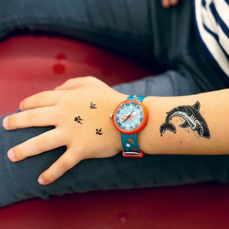 Set x50 Tatuajes removibles para niños Dark Side