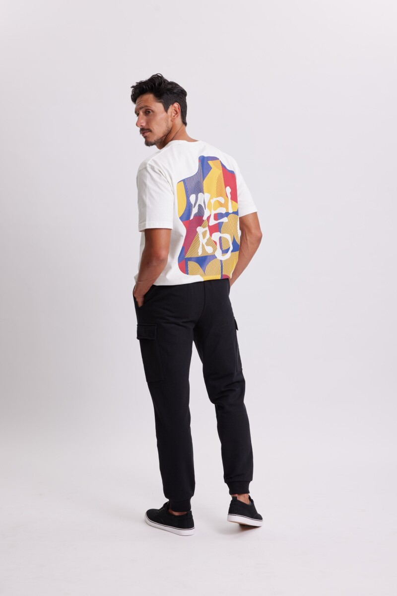 Pantalón deportivo jogger básico Negro