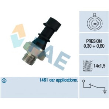 BULBO INTERRUPTOR CHEVROLET ACEITE CORSA-MONZA-ASTRA-AVEO 14X1.5 N-C - BULBO INTERRUPTOR CHEVROLET ACEITE CORSA-MONZA-ASTRA-AVEO 14X1.5 N-C -