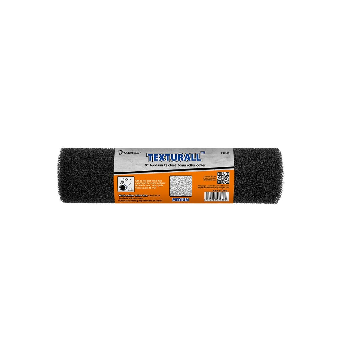Rodillo Textura Media 9" Ref 402 Rollingdog