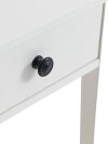 Mesita de noche NORDBY 1 cajón 1 estante blanco Mesita de noche NORDBY 1 cajón 1 estante blanco