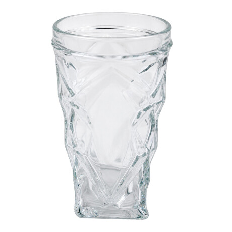 VASO VIDRIO LABRADO BASE CUADRADA VASO VIDRIO LABRADO BASE CUADRADA