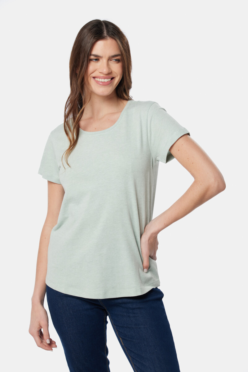 REMERA LISA - Verde 