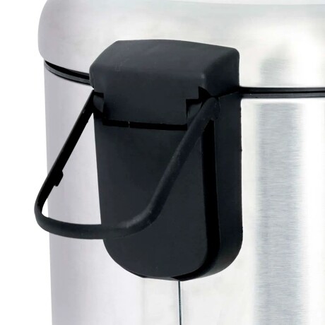 Tarro Residuos Papelera c/ Pedal Acero Inox 12Lts Mor Safira Plateado