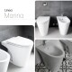 INODORO BIDET TAPA MARINA BLANCO BRILLANTE BAÑO 000