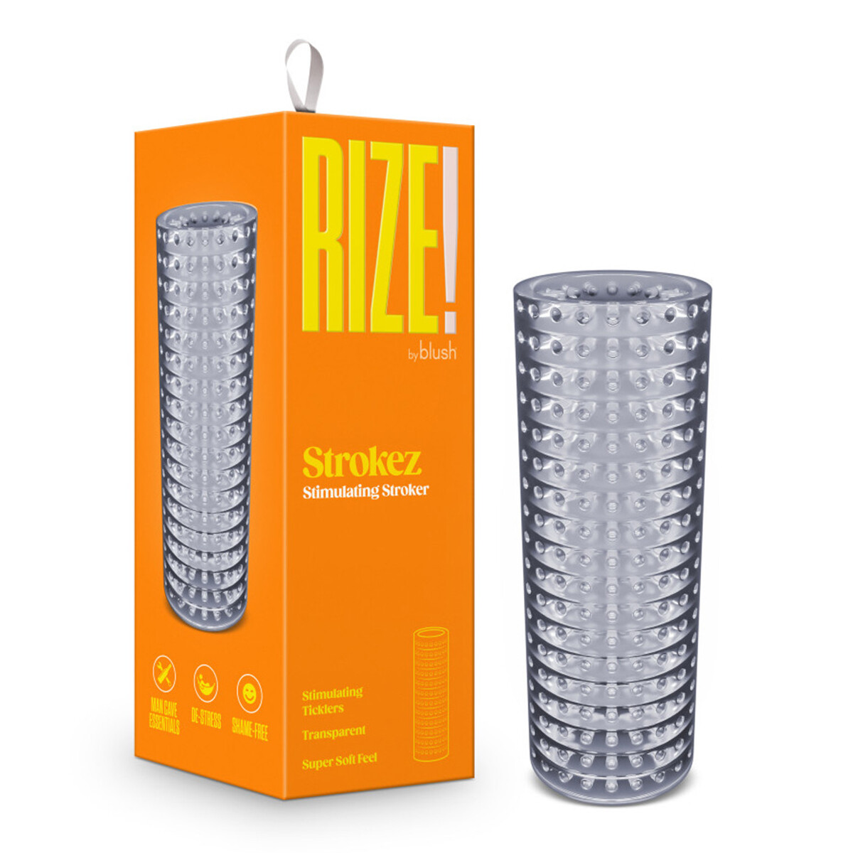 Masturbador Masculino Rize Strokez Clear 