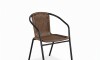 Sillas Símil Rattan con Mesa de Eucaliptus - Nassau Marrón