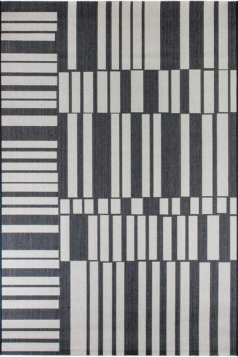 LINEO ALFOMBRA LINEO LIN/B162/9H08/ 200X290 BLACK/WOOL