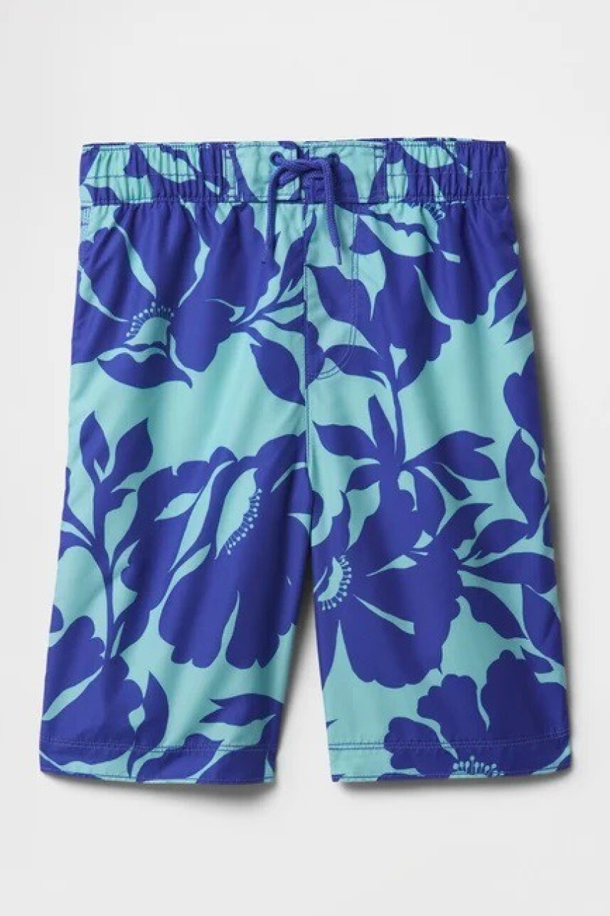 Traje De Baño Niño Blue Floral