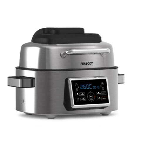Freidora Air Fry Peabody con grill 6 litros 1600W Panel Digital Freidora Air Fry Peabody con grill 6 litros 1600W Panel Digital