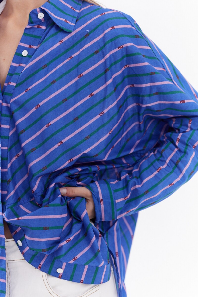 Blusa Homie Azul Rayado