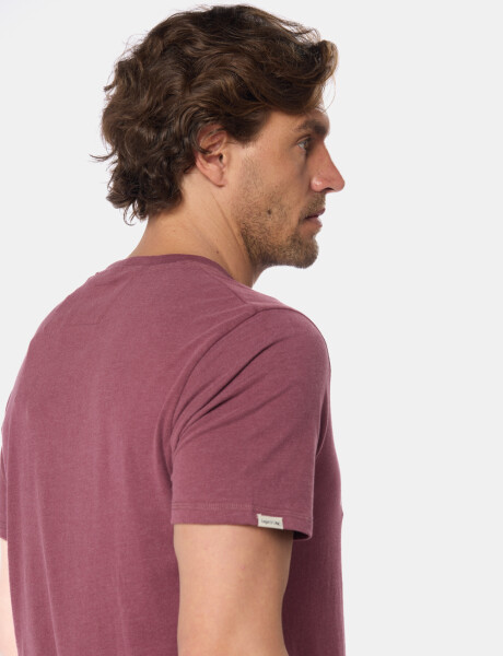 REMERA ESTAMPADA Bordo