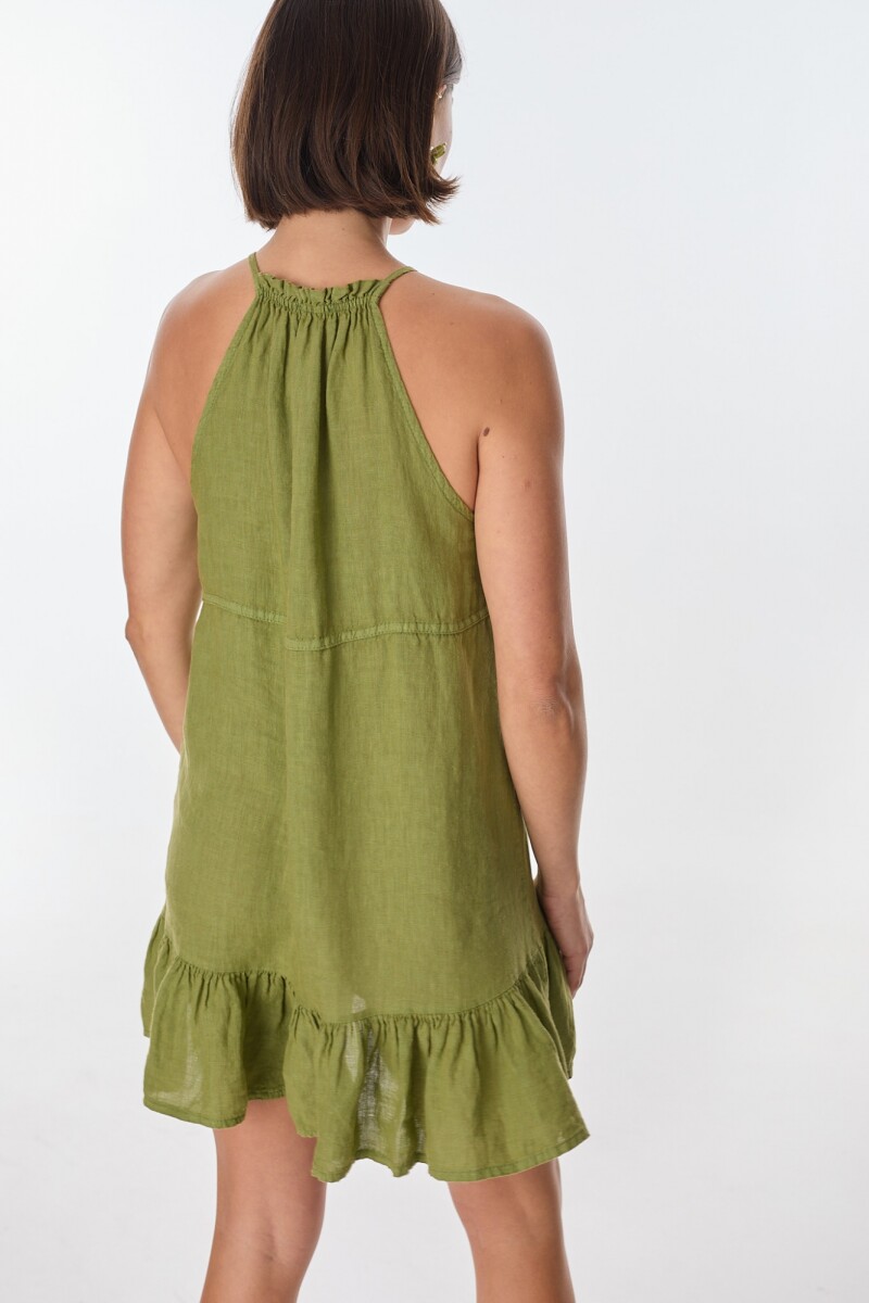 Vestido Lola Verde Militar