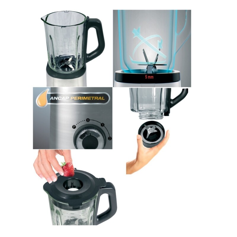 Licuadora Ljvv Inoxidable James Color Acero Inoxidable Negro 1.5 l Licuadora Ljvv Inoxidable James Color Acero Inoxidable Negro 1.5 L