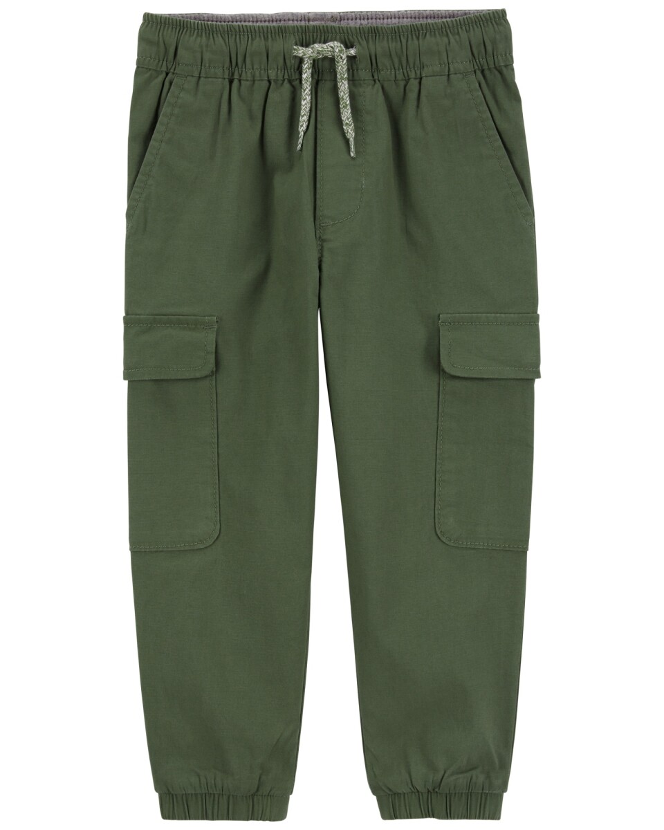 Pantalón cargo de lona 