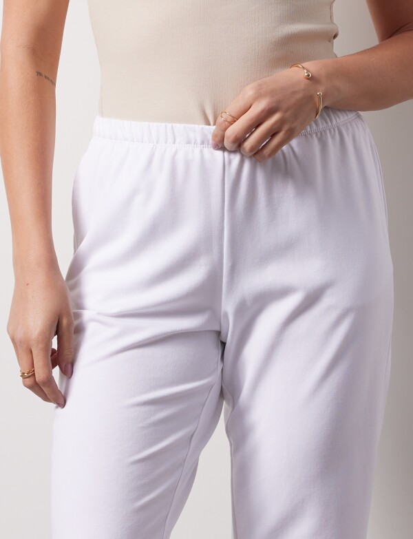 Capri Yoga Algodon BLANCO