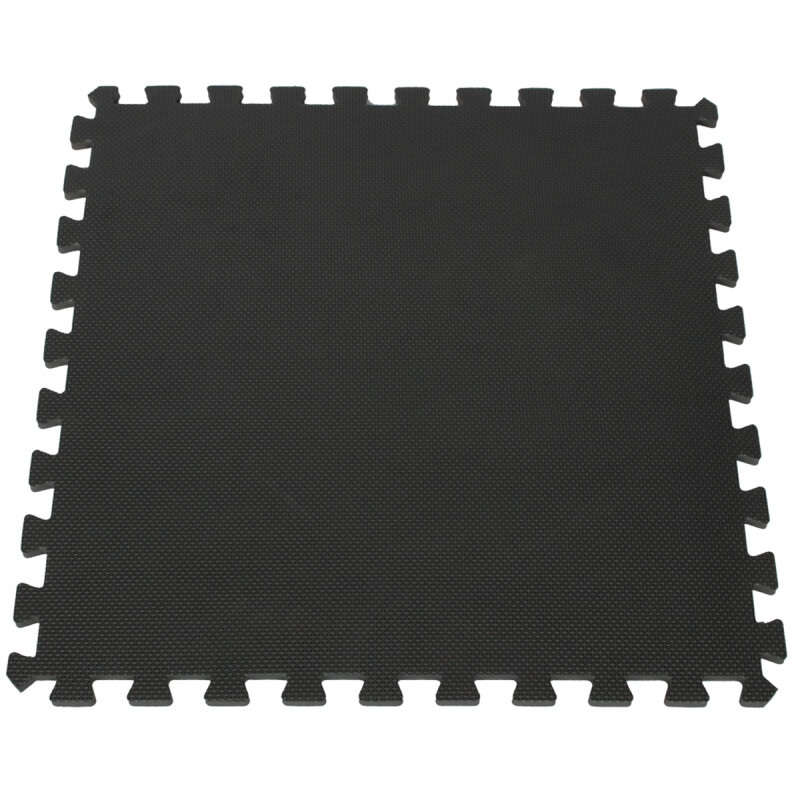 Tatame 1x1 m lado 10 mm espesor NEGRO