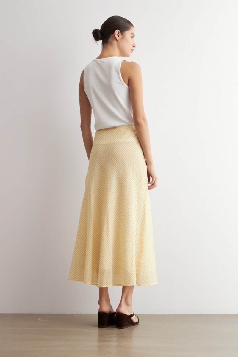 Falda Vichy maiz