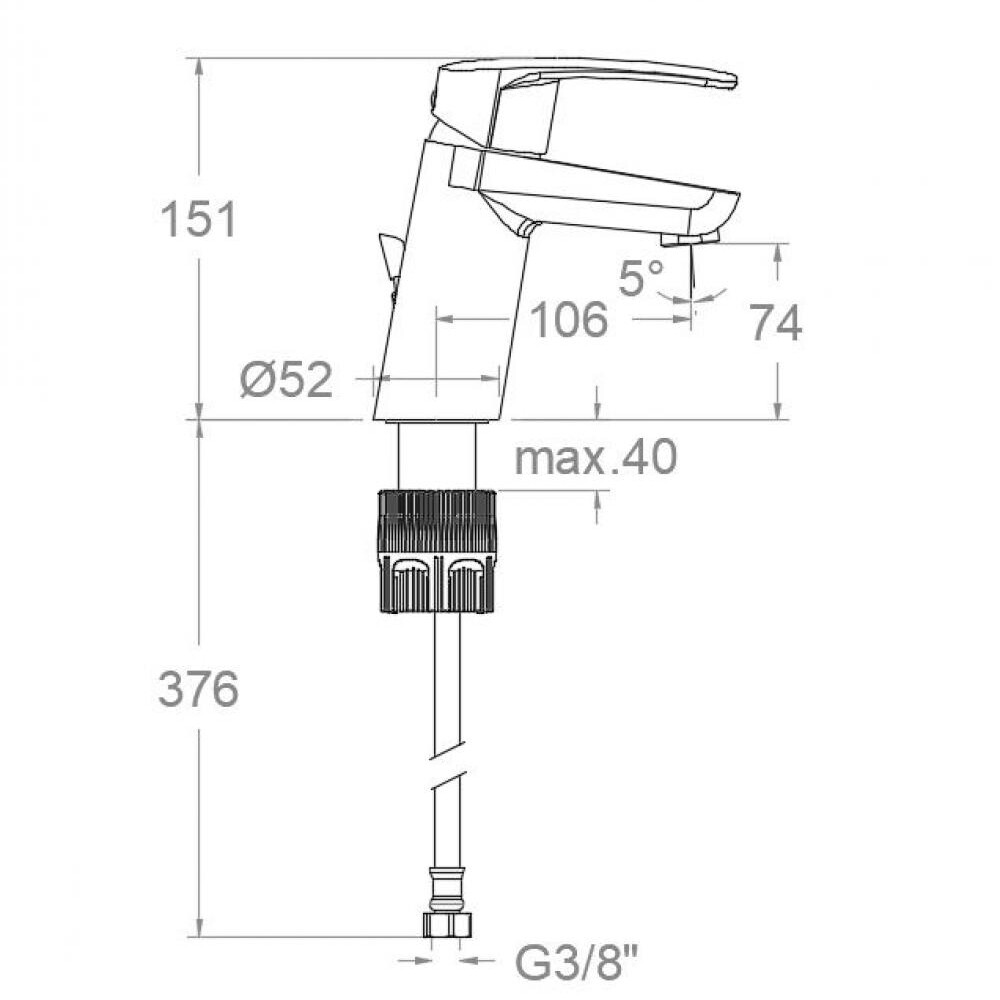 NEW FLY LAVAT.INCLINADO SA570113 New Fly Lavat.inclinado Sa570113