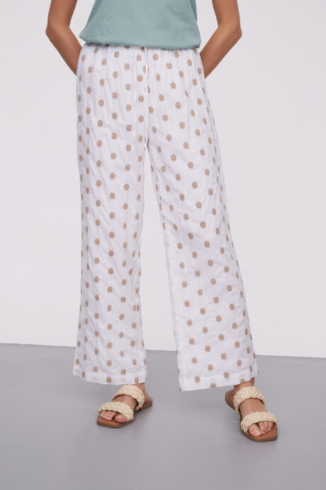 Pantalon Florita Estampado 2