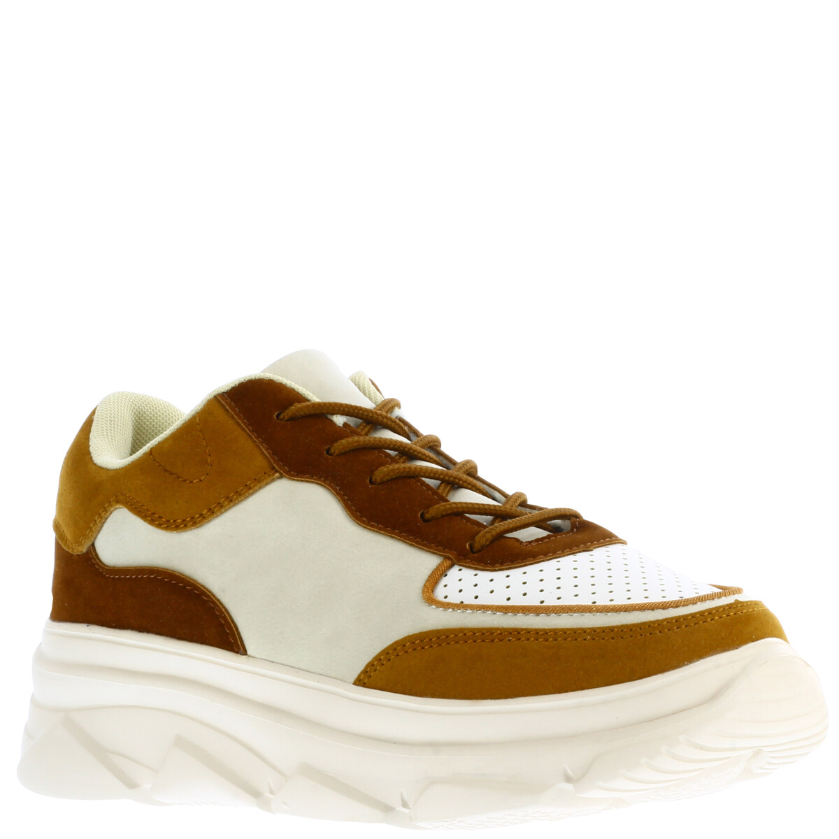 Championes de Mujer Miss Carol XIME estilo casual deportivo - Marrón Camel 